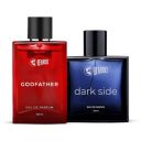 Beardo Dark Side & Godfather Perfume For Men Spicy Scent Liquid, 100 Ml X 2...