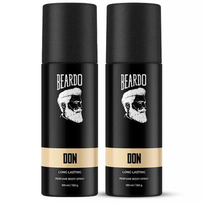Beardo Don Perfume Body Spray Perfume for Men 120ml Each (Pack of 2)