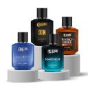 Beardo Don, Whiskey Smoke Bourbon, Mariner & Legend Perfume for Men (Set of 4 x 50ml)...