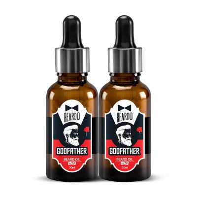 Beardo Godfather Lite Beard and Moustache Oil | (30 ml x Pack of 2)