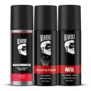 Beardo Godfather Perfume Deo Spray 150ml  (Set of 3)...