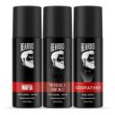 Beardo Godfather Perfume Deo Spray 150ml, Whisky Smoke Perfume Body Spray 120ml, Mafia Perfume Body Spray 120ml...