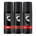 Beardo Godfather, Whisky Smoke & Mafia Perfume Body Spray (Set of 3)...