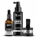 Beardo Grey Fix Kit for Men | Anti-Grey Hair Serum, Beard Oil & Blackout Powder | Kit for Men-Set of 3...