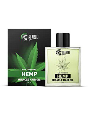 Beardo Hair Thickening Hemp Miracle | Hemp Oil | Light Hair Oil for Daily Hair Styling | Non-Sticky | 100 ml