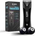 BEARDO incrediBALL Trimmer for Men with Skin Safe Tech Fully Waterproof Trimmer 120 min Runtime 4 Length Settings  (Black)...