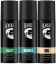 BEARDO Long Lasting Deo for Men | Don , Mariner & Legacy Body Spray Deodorant Spray - For Men  (450 ml, Pack of 3)...