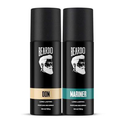 Beardo Mariner & Don Perfume Body Spray 150ml Each Combo
