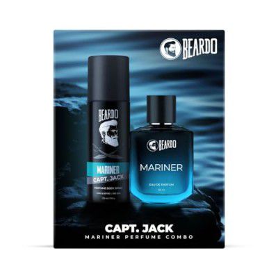 BEARDO Mariner Fresh Perfume Edp 50Ml & Mariner Captain Jack Body Spray 120Ml