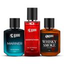 Beardo Mariner, GodFather & Whiskey Smoke Perfume For Men (50Ml X Pack Of 3)...