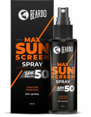 Beardo Max Sunscreen SPF 50 & PA+++ Spray for Men | 50ml