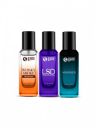 BEARDO Men Set of 3 EDP 20ml each - LSD + Whisky Smoke Firebomb + Mariner...