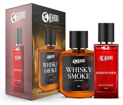 BEARDO Men Whisky Smoke & Godfather Perfume Combo for Men (50 Ml X 2)