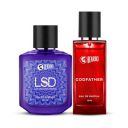 Beardo Midnight Legacy Combo for Men- LSD & GodFather Perfume for Men (50ml x 2) ...