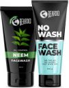 BEARDO No Wash and Neem face wash for all skin type (200 g)...