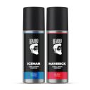 Beardo Perfume Body Spray for men - ICEMAN & MAVERICK, 150ml X 2 | Amber Woody, Oriental Leather, Aromatic Fresh | Deo For Men | Long Lasting Deodrant for Men | Gift for Men...