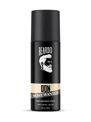 Beardo Perfume for Men - DON MOST WANTED | No Gas Deo Body Spray For Men | Aqua, Citrus Musk Notes | Mens Perfume Long Lasting, 120ml
