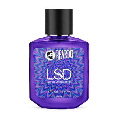 BEARDO Perfume For Men - LSD, 50Ml | Amber Spicy Scent | Concentrated Sprays - Long Lasting Fragrance