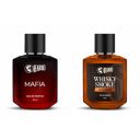Beardo Perfume for Men - MAFIA 50ml & Beardo BOURBON Whisky Smoke Perfume for men...
