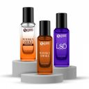 Beardo Power Blend Trio- Whisky Smoke, LSD & Whisky Smoke Firebomb Perfume, (20ml x 3)...