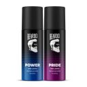 Beardo Power Perfume Deo Spray - 150ml and Beardo Pride Perfume Deo Spray - 150ml...