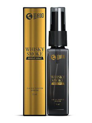 Beardo SINGLE MALT Whisky Smoke Perfume for men, 8ml | INTENSE EAU DE PARFUM - Highly Concentrated | Spicy, Woody - Oudh - Luxury Perfume | Ideal Gift for men