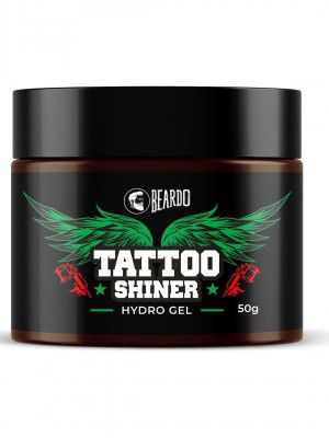 Beardo Tattoo Shiner Gel, 50g | Hydro Gel Heals & Maintains Tattoo Ink 