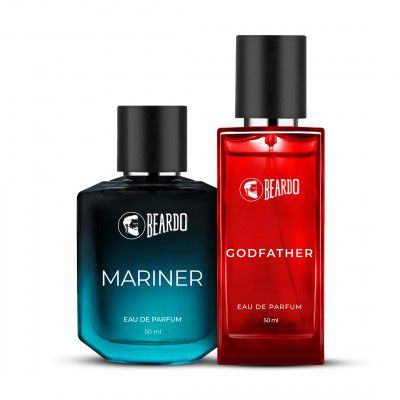 Beardo The Everyday Combo- GodFather & Mariner Perfume for Men (50ml x 2)