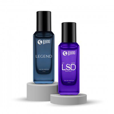 Beardo Twin Legends- LSD & Legend Perfume for Men (20ml x 2) | Long Lasting Fragrance