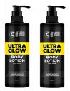 Beardo Ultraglow Body Lotion for Men 250 ml (Pack of 2) | Intense Hydration | Absorbs Instantly | Heals & Repairs Skin...