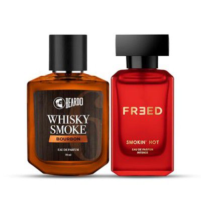 Beardo Whiskey Smoke Bourbon & Freed Smoking Hot Perfume Edp Set Of 2