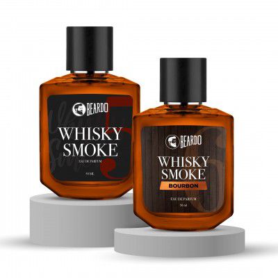 Beardo Whiskey Smoke Combo- Smoke & Bourbon Perfume for Men (50ml x 2)