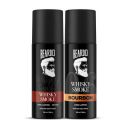 Beardo Whisky Smoke & Bourbon Perfume Body Spray (Set of 2) Spicy, Woody Oudh Deo...