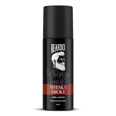Beardo Whisky Smoke Perfume Body Spray for Men 40ml | Spicy, Woody - Oudh Deo for Men Long Lasting |Date night Deodorant for Men | Fresh Scent | Gift for men