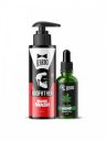 BEARDOMen Set of Godfather Beard Wash 100ml & Hemp Beard Hair Oil 30ml...