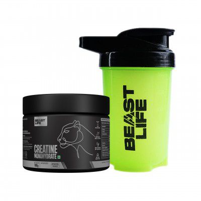 BeastLife Micronised Creatine Monohydrate with Free Shaker | 100g