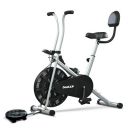 beatXP Air Bike | Adjustable Cushioned Seat, Non-Slip Pedals & Fixed Handles with Back Support & Tummy Twister Full Body Workout Gym Fitness 4F Air Bike...