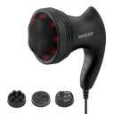 beatXP Blaze Electric Body Massager with 3 Massage Heads - Shiatsu Full Body Relaxation for Pain and Stress Relief - Infra Red Heat Therapy - Back, Leg, Foot & Body Slimming Massager...