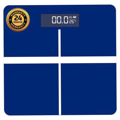 beatXP Blue plus Digital Bathroom Weighing Scale with LCD Panel