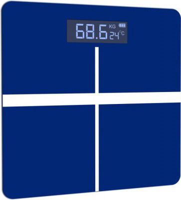 beatXP Blue Plus Digital Weighing Machine |LCD Panel |Thick Tempered Glass |Electronic Weighing Scale  (Blue)