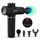 beatXP Bolt Go Massage Gun |Body Massager Machine for Pain Relief |Touch Display- Percussion Gun Back Massager for Men & Women with 4 Attachments (4000mAh Battery)...
