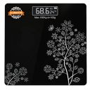 beatXP Floral Digital Bathroom Weighing Scale with LCD Panel & Thick Tempered Glass - 2 Year Warranty...