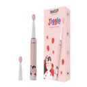 beatXP Jiggle Sonic Electric Toothbrush for Kids with 2 Brush Heads & 3 Cleaning Modes | Rechargeable Electric Toothbrush | 20500 strokes/min with Long Battery Life (Rosy Pink)...