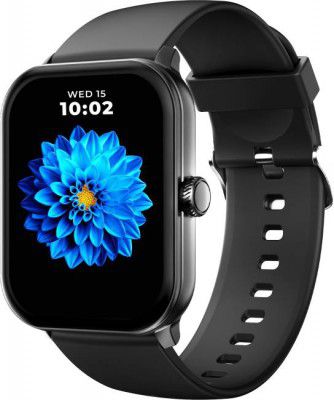 beatXP Nexus 1.78” Super AMOLED Display, 1000 Nits & Bluetooth Calling Smartwatch  (Electric Black Strap, Free Size)