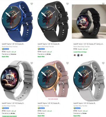 beatXP Smartwatch Starts ₹799