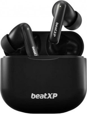 beatXP Vibe XPods with 60H Playtime, Quad Mic ENC, Gaming Mode, BT 5.3 Wireless Earbuds Bluetooth  (Black, True Wireless)