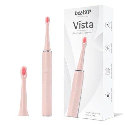 beatXP Vista Sonic Electric Toothbrush for Adults with 2 Brush Heads