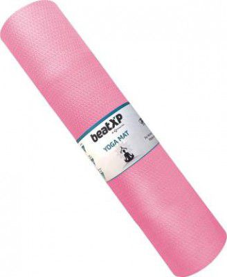 beatXP Yoga Mat For Men & Women | Fitness Mat For Home & Gym Workout |Anti Skid | 4 mm Yoga Mat