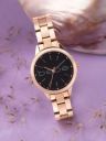 bebeWomen Black Printed Dial & Rose Gold Toned Straps Analogue Watch BB-11-01...