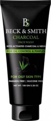 BECK AND SMITH charcoal neem deep cleansing men women Face Wash  (100 g)